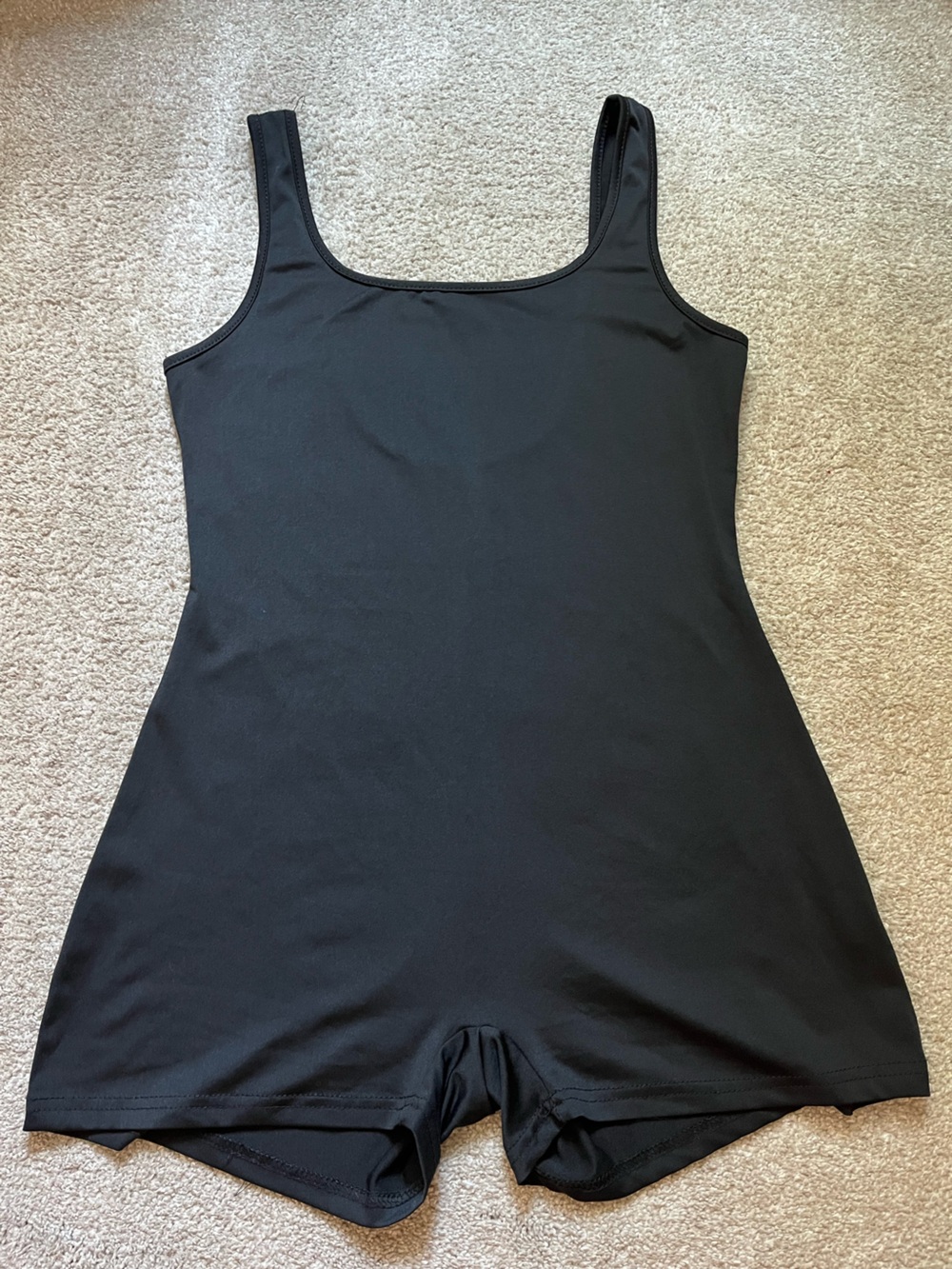 Amazon Black Scoop Neck Romper Jumpsuit